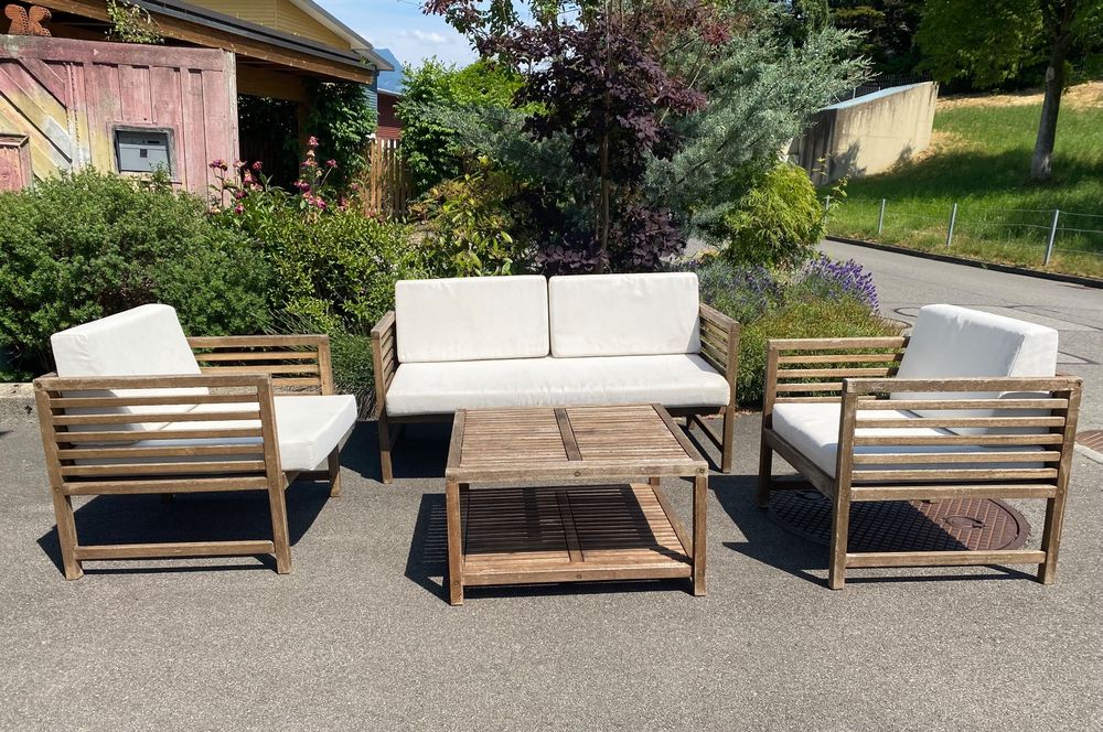 Gartenmöbel Garten Lounge Teakholz Kaufen auf Ricardo