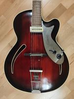 HOPF Archtop Gitarre mit Framus Pick-Up, 50's