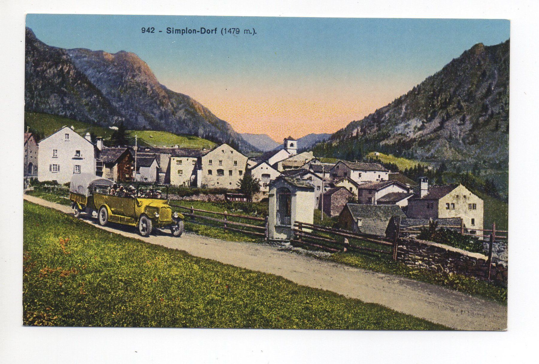 Ansichtskarten: SIMPLON DORF Postauto – Neu (gemäss Beschreibung) aus Jona von philajona