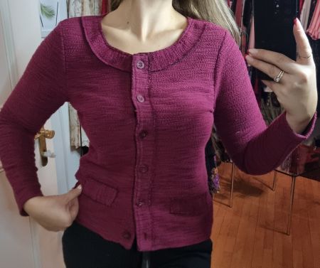💜 Street One Strickjacke Gr. M – Femininer Chic Look