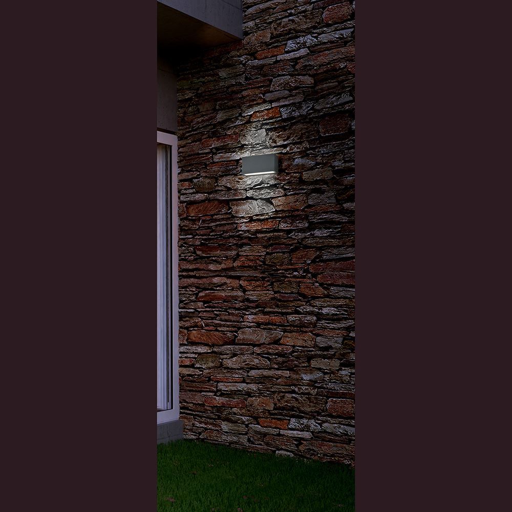 Lampade: LED Aussen Wandleuchte, 14 cm x 5 cm – Nuovo (secondo la descrizione) da Kreuzlingen venduto da Smart-Light 2