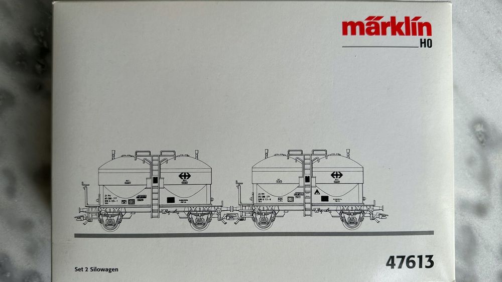Märklin 47613 Silowagen SBB Ep.IV H0 Wechselstrom Neu (Neu und ...