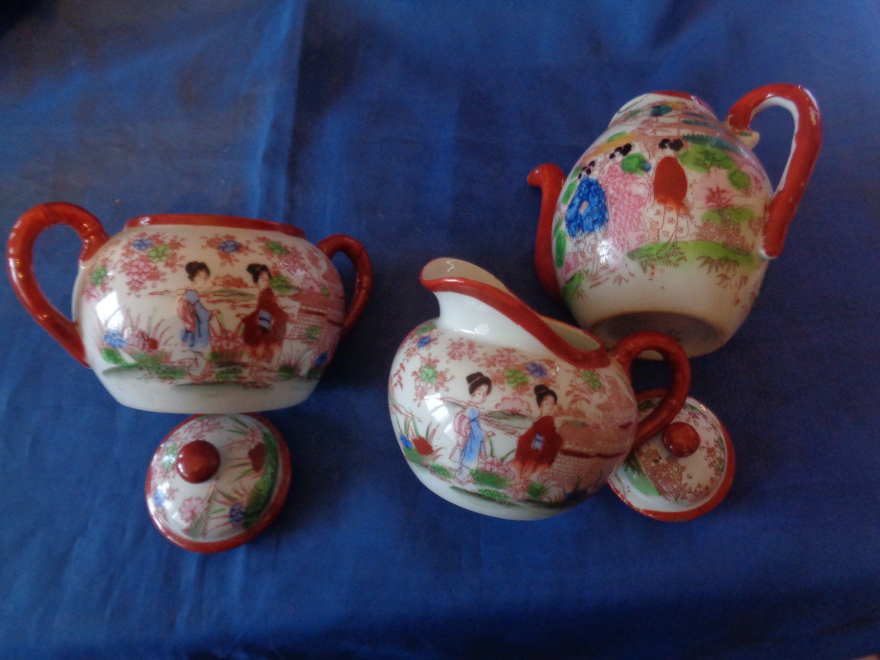 Geschirrsets: JAPANISCHES TEESERVICE 28 PC. – Gebraucht aus Lausanne von kiliman73 4