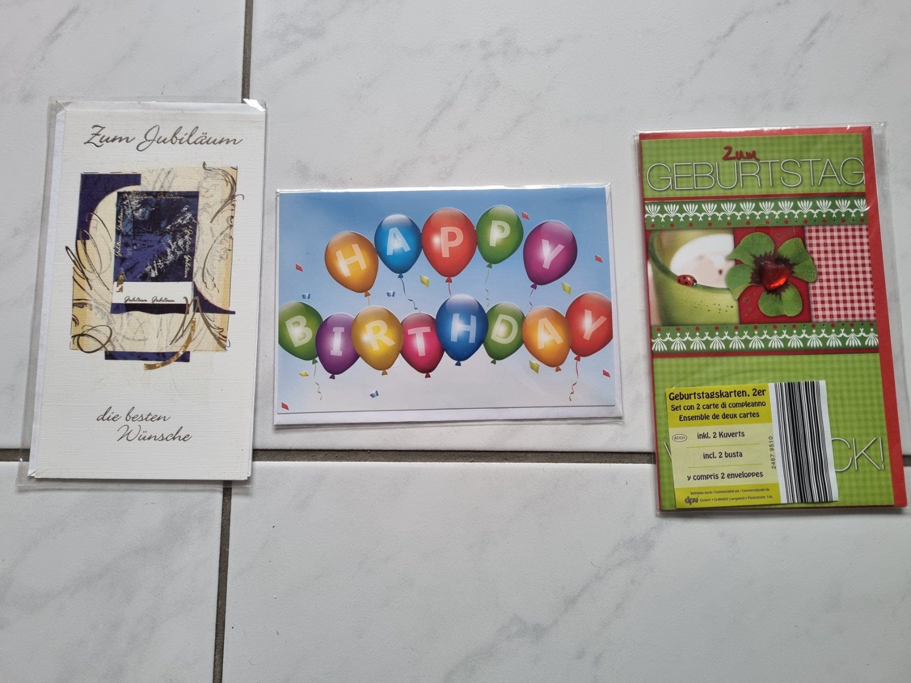 Cartoline: 19 Geburtstagskarten Glückwunschkarten – Nuovo (secondo la descrizione) da Nottwil venduto da Janny77 2