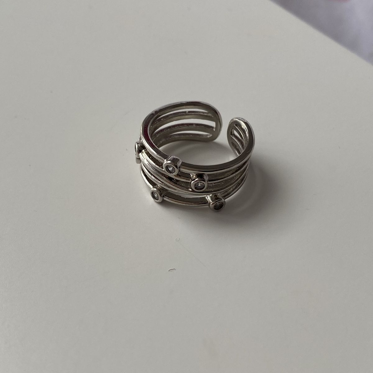 Anelli: Silberne Zirkonia Edelstahl Ring – Nuovo (secondo la descrizione) da Givisiez venduto da dor_xb9k 1