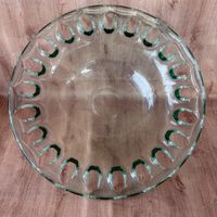 Schöne, schwere Dekoschüssel aus Glas