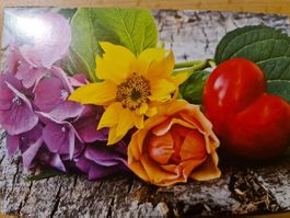 Grusskarte Blumen