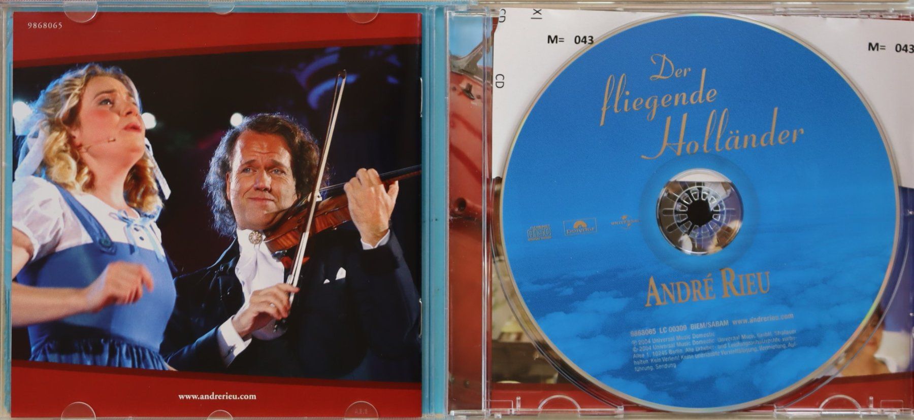 CD: André Rieu - Der fliegende Holländer – Usato da Luzern venduto da CONTENTI 1