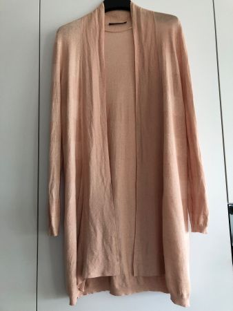 Chicer rosaroter Long-Cardigan von ESPRIT, Gr. S