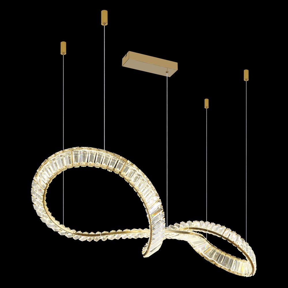 Lampadari & plafoniere: LED Pendelleuchte, Gold, 110 cm x 33 cm – Nuovo (secondo la descrizione) da Kreuzlingen venduto da Smart-Light 3
