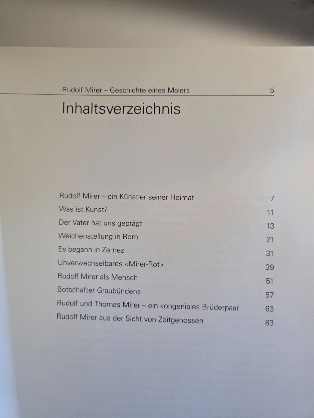 Libri: Rudolf Mirer - Geschichte eines Malers - 1994 Biographie – Usato da Walterswil BE venduto da Lonitti 5