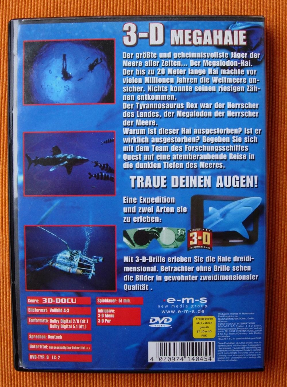 Alle DVDs: MEGAHAIE - 3-D - DVD - FILM – Gebraucht aus Basel von Grbina64 1