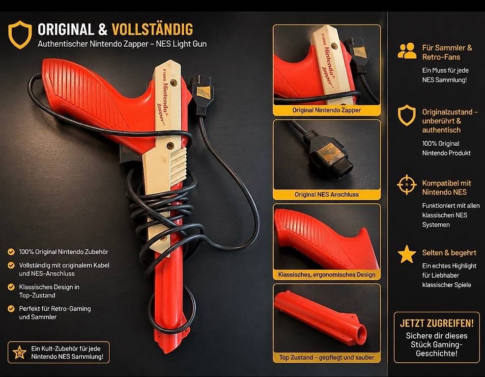 Manettes: Nintendo zapper – D'occasion à Embrach par Glumanda1992