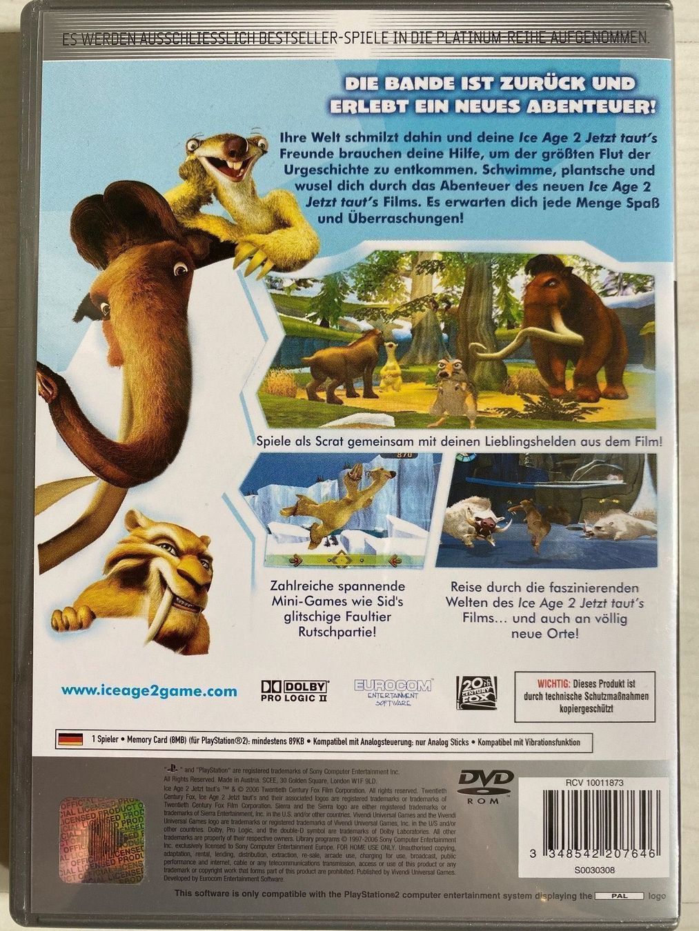 Sony Giochi: Ice Age 2 Jetzt Taut‘s – Usato da Gerlafingen venduto da Aebu85 1