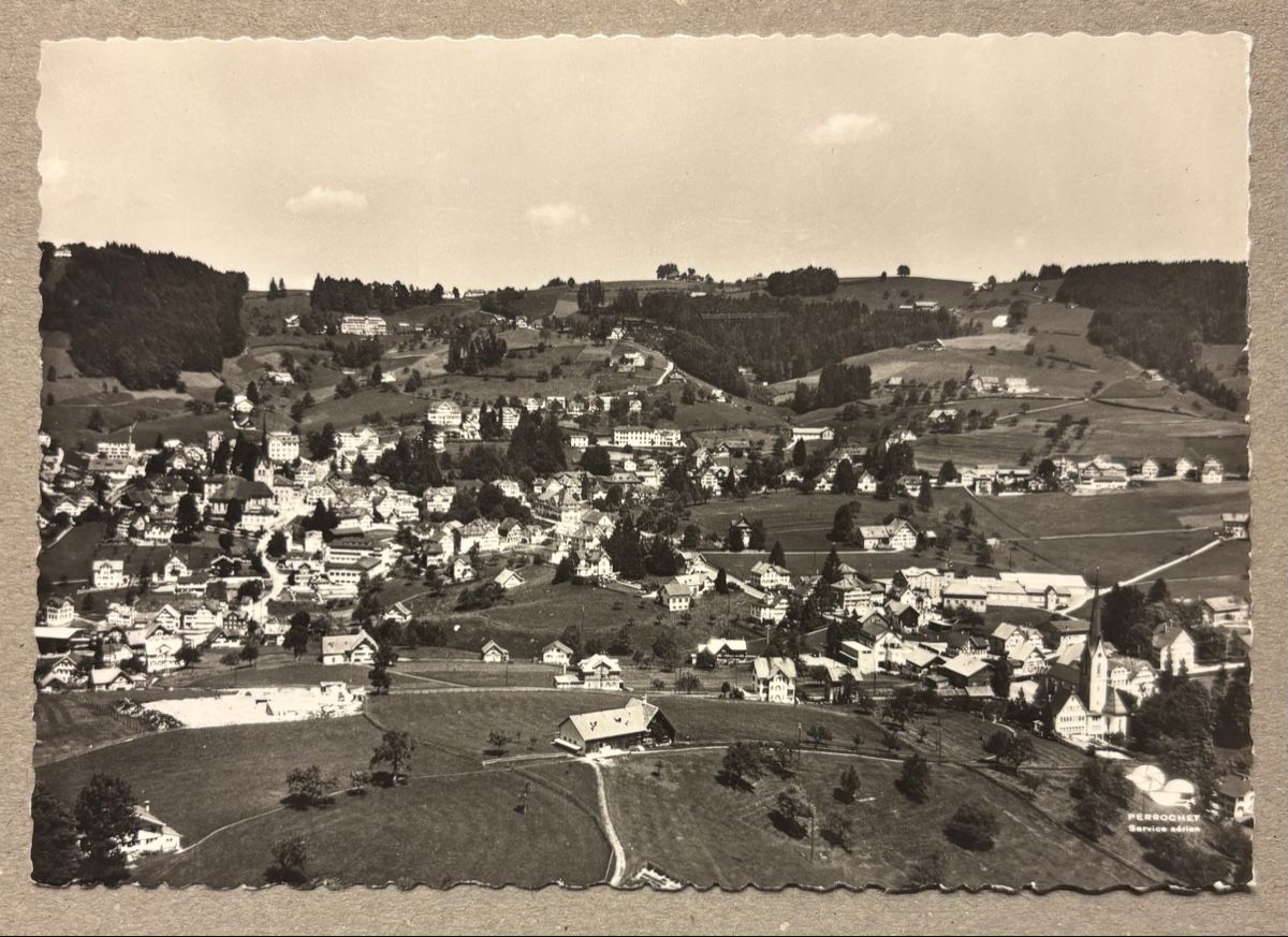 Cartoline postali: Flugaufnahme Teufen AR – Usato da Luzern venduto da Balbel