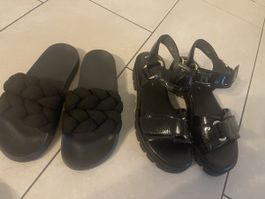 Gabor Sandalen Lack Schwarz Gr. 40,Tommy Hilfiger Grösse 40