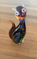 Vintage Art Glass Cat Figurine - Whimsical Decor!