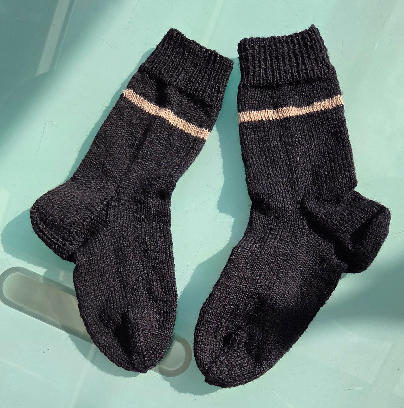 Socken: Warme Socken, handgestrickt, Grösse 39 – Neu (gemäss Beschreibung) aus Pratteln von Barfuss999 1