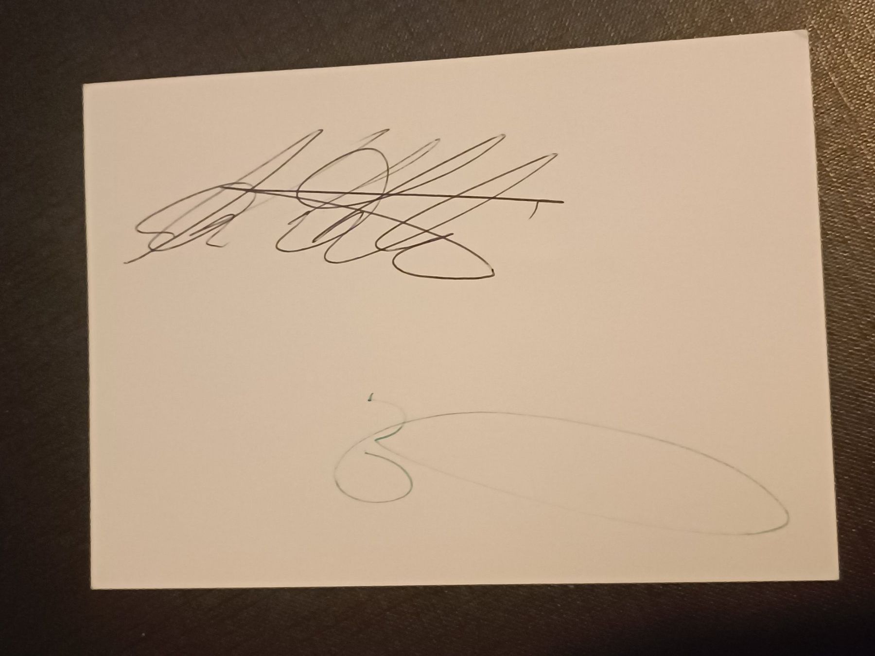 Autografi: Jon Anderson & Alain White - YES – Usato da Menziken venduto da Artographs