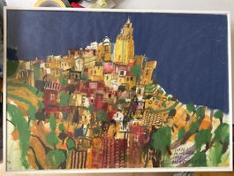 Alex Zürcher Original "Gordes Provence 1998"