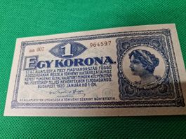 Banknoten Ungary 1920