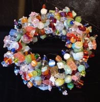 Wunderschöne Armband mit vielen bunten echten Steinen!
