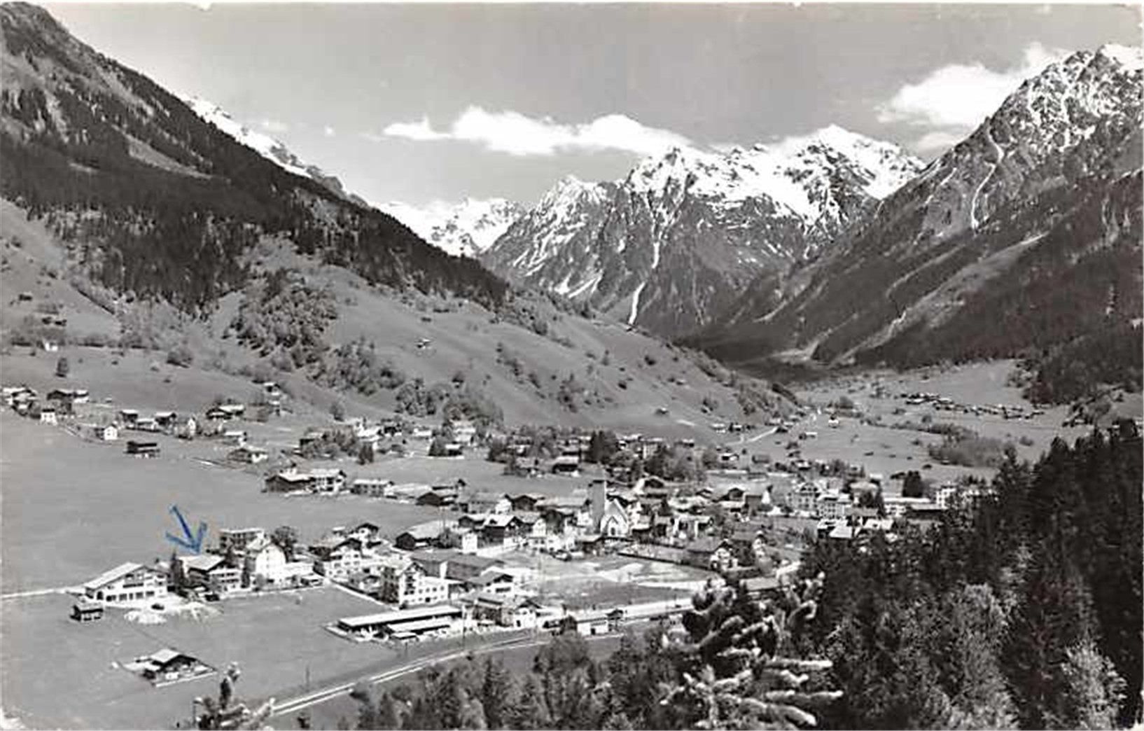 Ansichtskarten: Klosters, Silvrettagruppe – Gebraucht aus Ottikon b.Kemptth. von Neptun1974