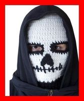 Sturmmaske Balaclava Wolle Ski Snowboard Totenkopf Schädel