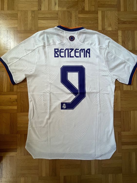 Karim Benzema Spielerversion Real Madrid Trikot Heim XL (L) | Kaufen ...