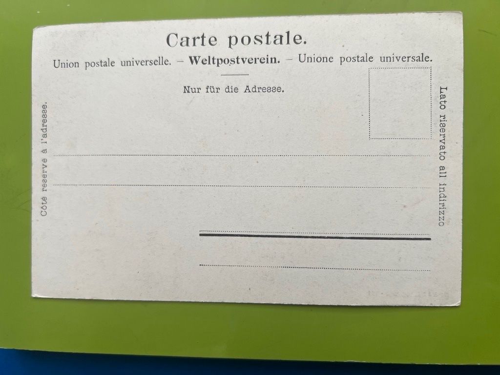 Cartoline postali: Alte Ansichtskarte von Brigue um 1901 – Usato da Steinach venduto da Momoco 1