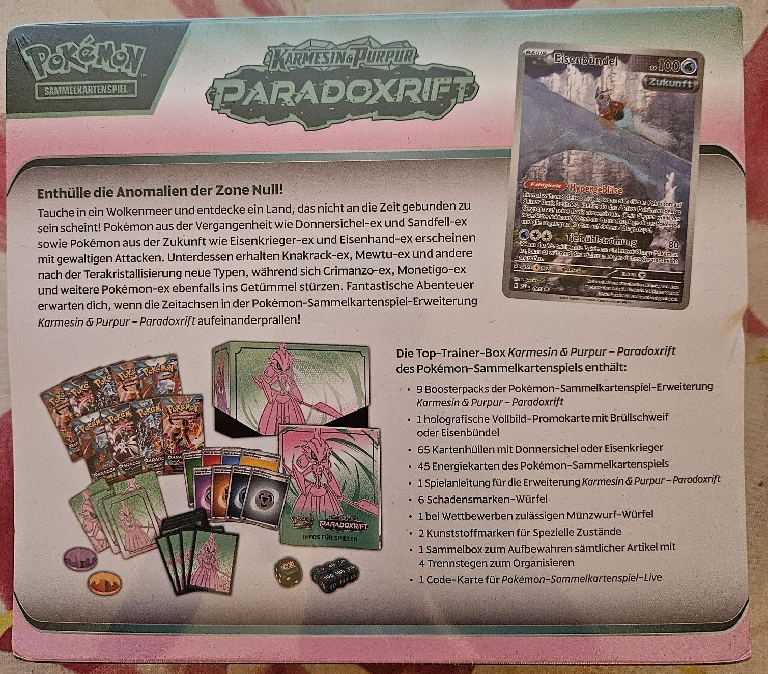 Giochi: Pokemon Paradox Rift ETB box DE. New – Nuovo e nell'imballaggio originale da Bern venduto da Ciprofloxacina 1