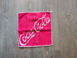 Coca-Cola Mini-Handtuch 24x24 cm, rot/weiss, beidseitig