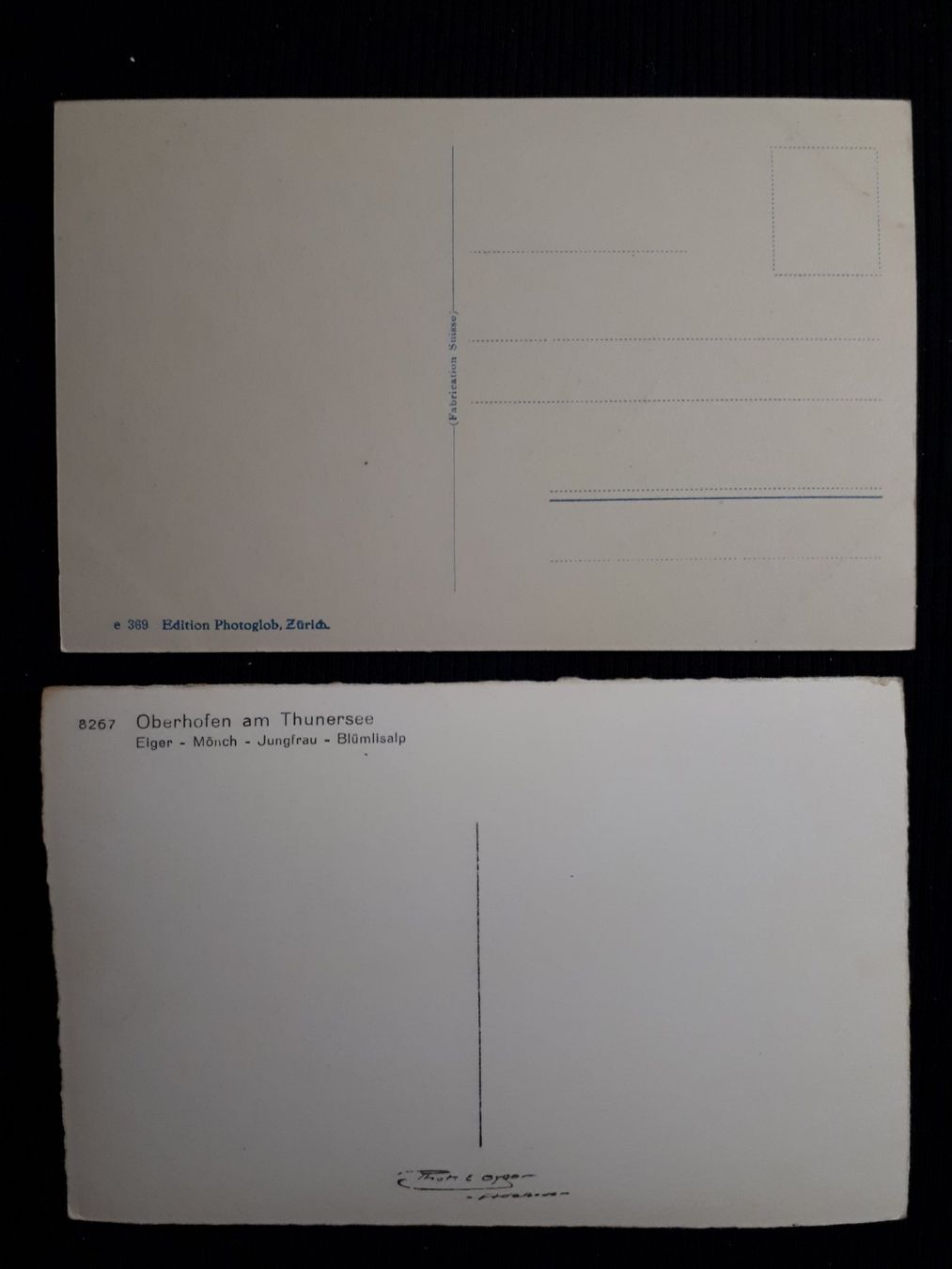 Cartoline postali: 2 AK OBERHOFEN – Usato da Ponto Valentino venduto da giorgia06 1