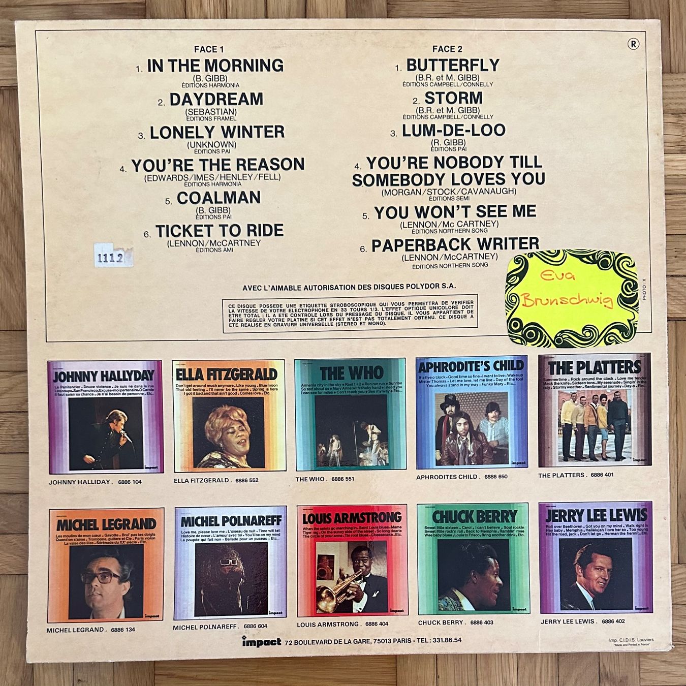Dischi in vinile: LP - Bee Gees - The Bee Gees – Usato da Breganzona venduto da Onairda75 1