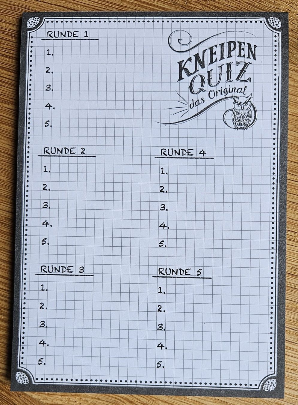 Spiele: Quizspiel Kneipenquiz - das Original – Gebraucht aus Schaffhausen von asyouwestley 5