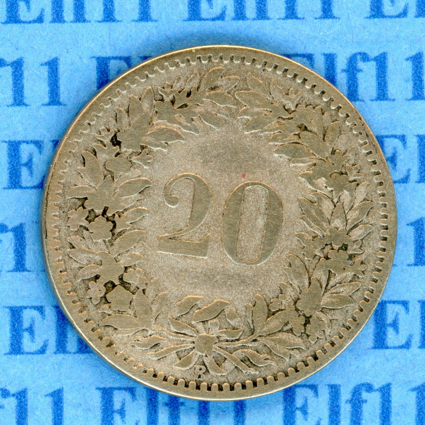 Tutti le monete: CHF___0.20 1859 ss-vz 20 Rappen – Usato da Widnau venduto da Elf11 1