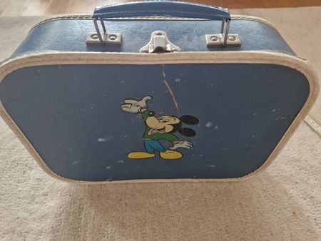 Koffer, 50er, 60er Aufbewahrungsbox vintage, Disney, Mickey