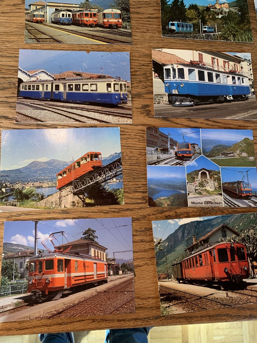 Modellini di ferrovie: Ansichtskarten Tessiner Bahnen – Usato da Winden venduto da EmilNeu 4