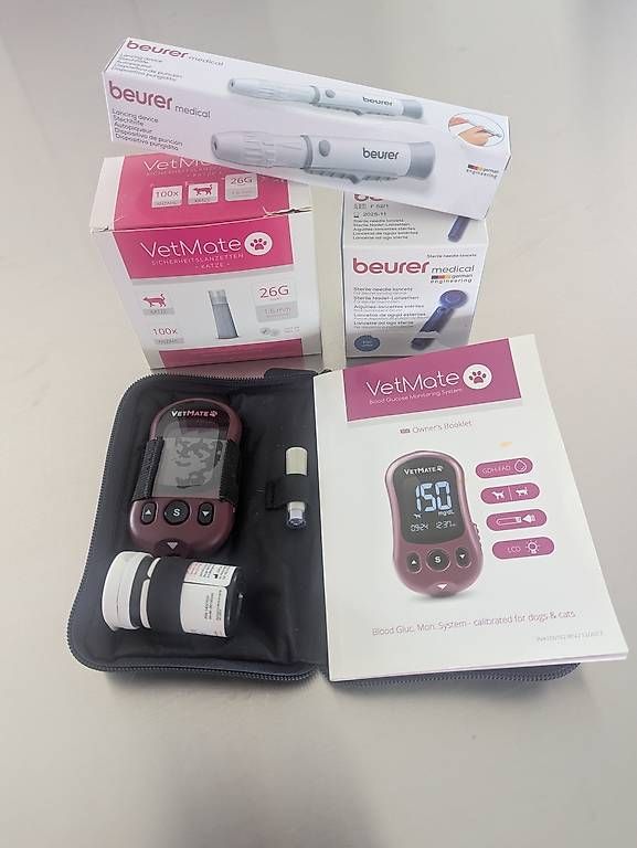 Appareils médicaux: VetMate PLUS Blutzuckermessgerät-Set – D'occasion à Zürich par CHKiwi01