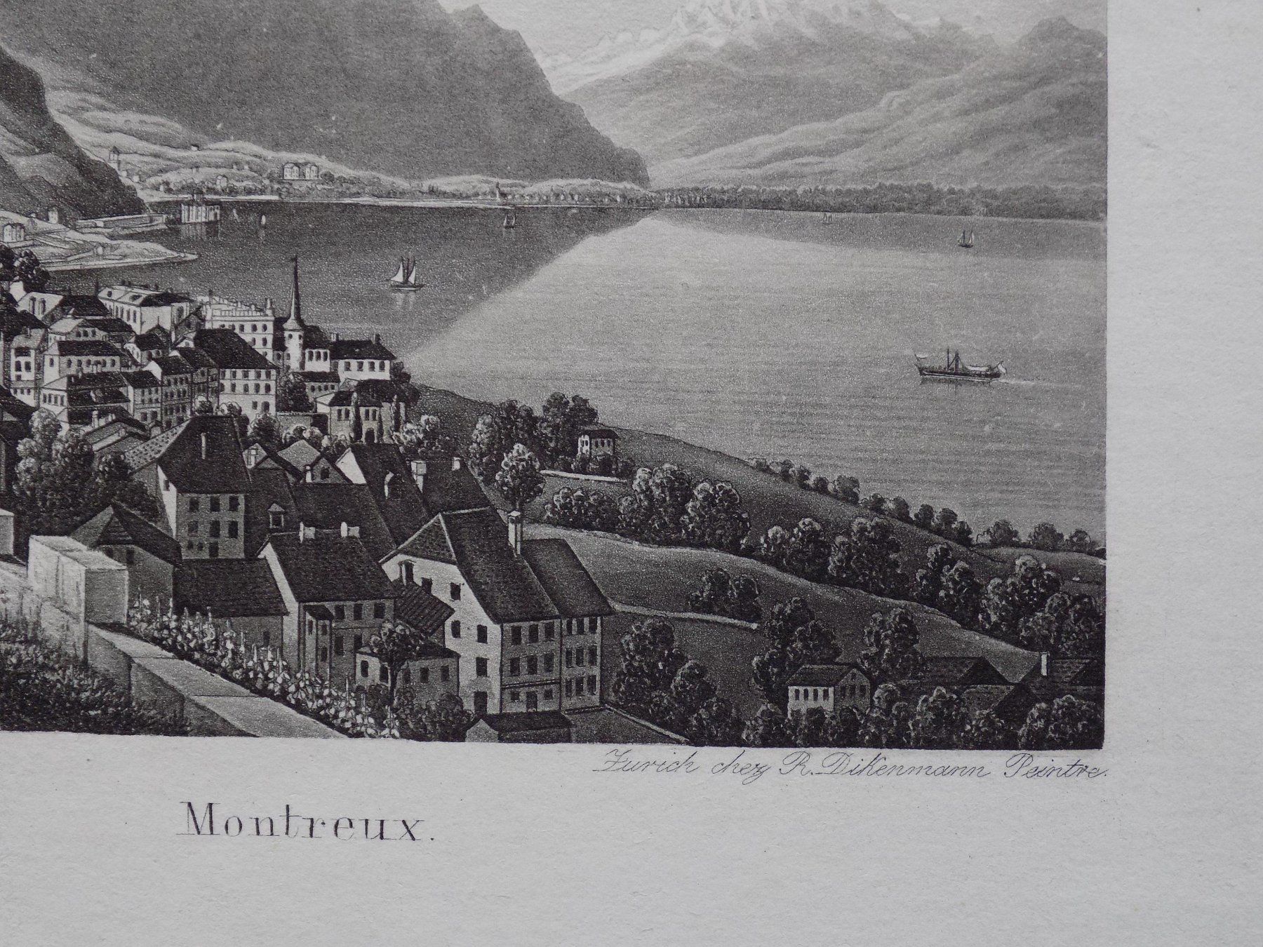 Incisioni: Montreux von Dikenmann – Usato da Risch venduto da Rischli15 5