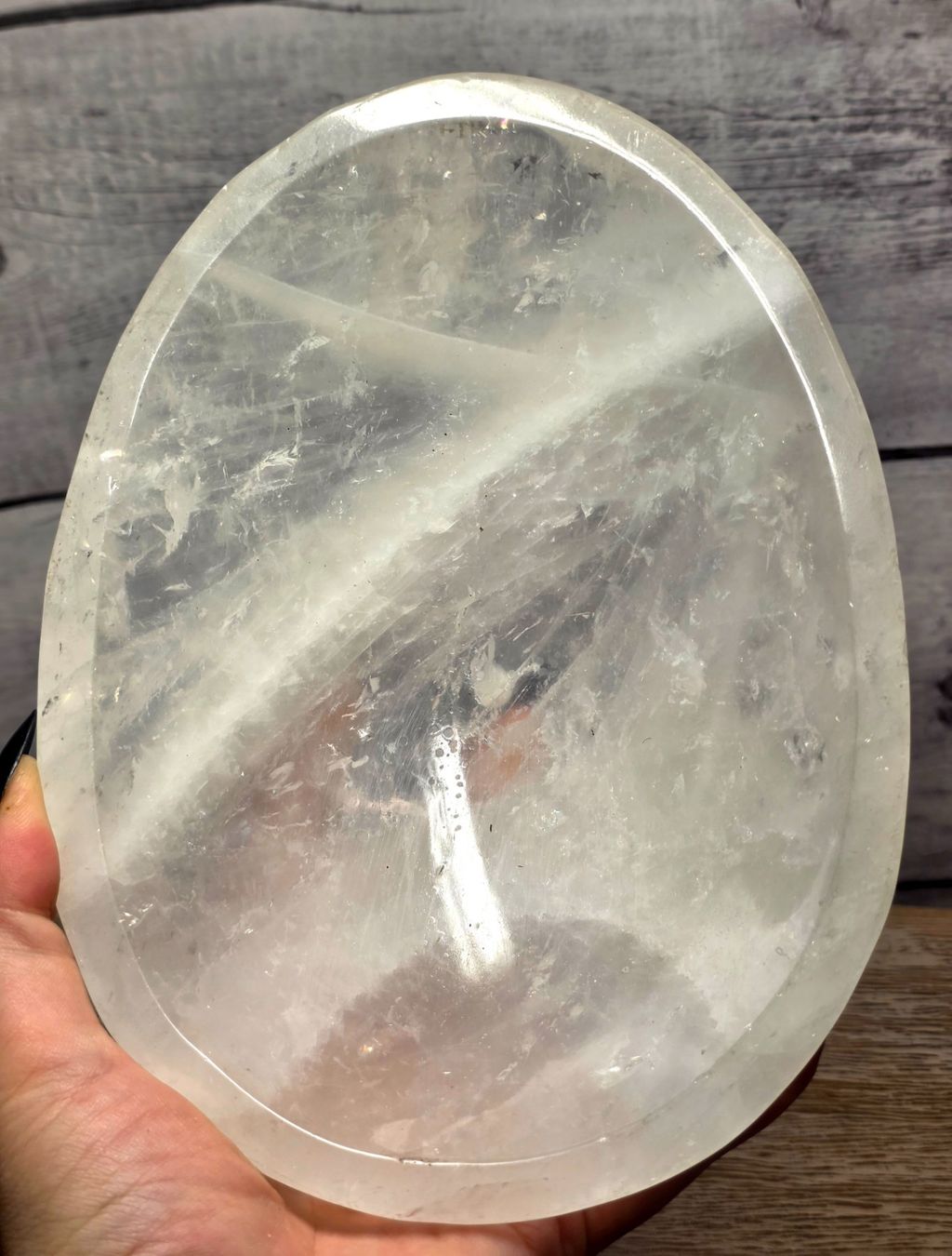 Minerali & Pietre curative: Grosse Bergkristallschale 1.3kg – Nuovo e nell'imballaggio originale da Matzingen venduto da Shay_Crystalz