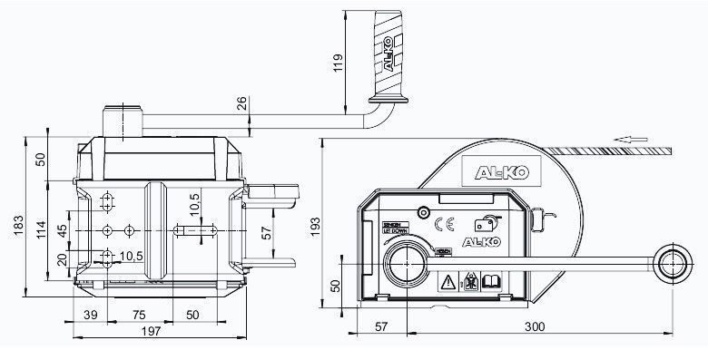 Sonstiges zum Lager & Transport: Kurbel Seilwinde Bootswinde Alko Optima 501 901 Plus – Neu und originalverpackt aus St. Gallen von Artho24 1