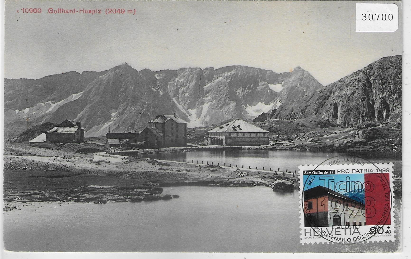 Ansichtskarten: Gotthard-Hospiz – Gebraucht aus Ettingen von Kartenplanet
