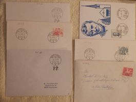 Lot mit 6 Bedarfsbriefen, Biel / Bienne