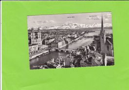 Zürich und die Alpen