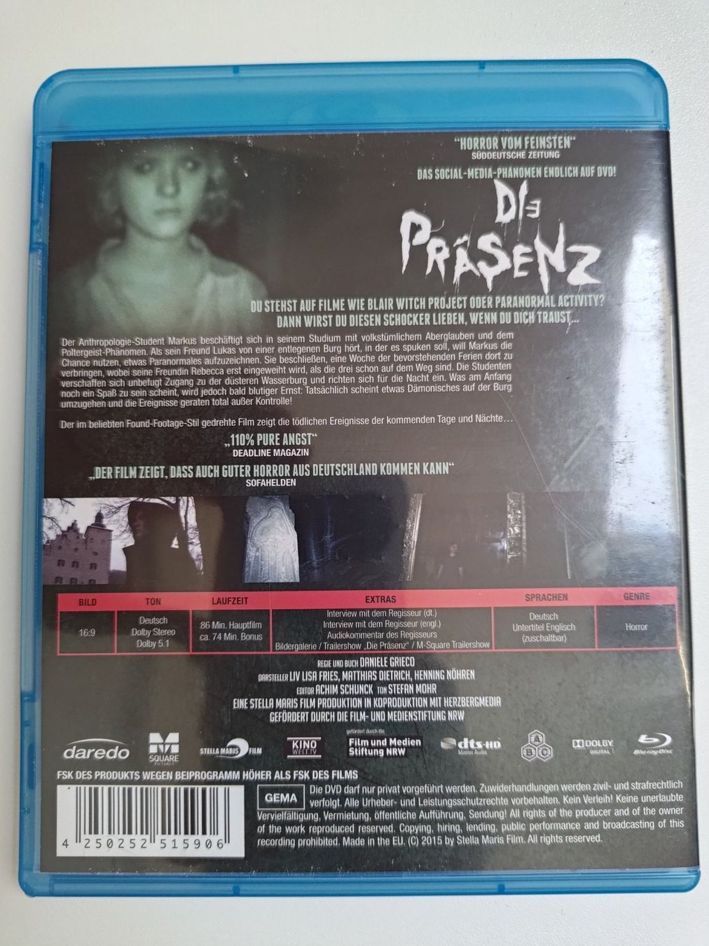 Tous les DVDs: Die Präsenz - Kann ein Ort böse sein? – D'occasion à Liestal par Kratzilla 2