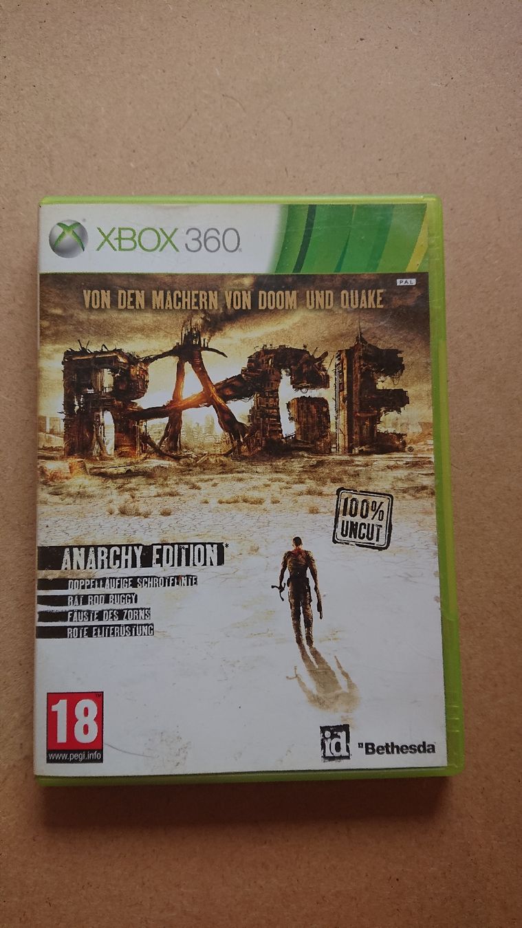 Giochi: Xbox 360 RAGE Anarchy Edition uncut  – Usato da Chur venduto da FreakofRarity