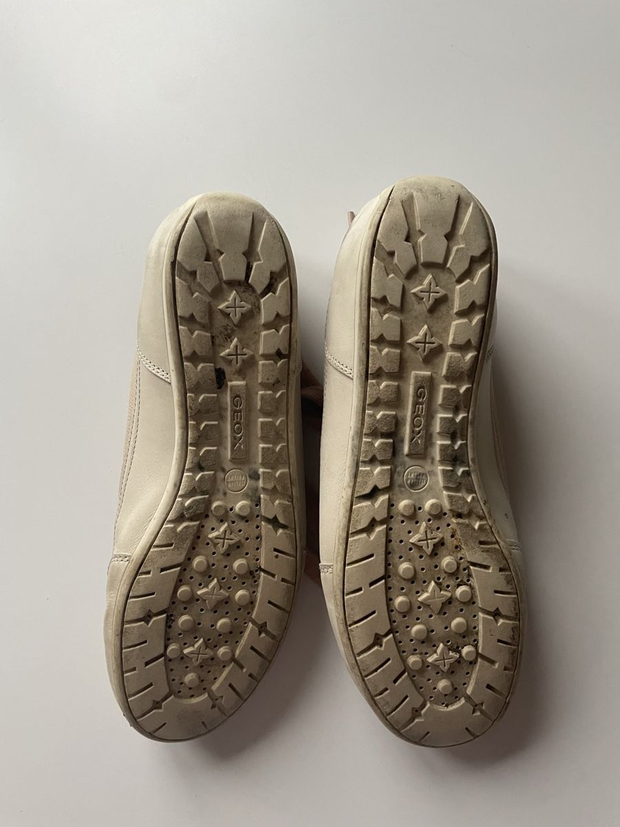 Geox Damenschuhe: GEOX Sneaker Gr. 39 beige/lachs/silber – Gebraucht aus Gockhausen von AnneT07 6