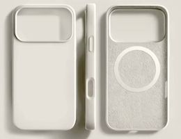 iPhone 18 Pro Silikon Max Case mit MagSafe - antique white