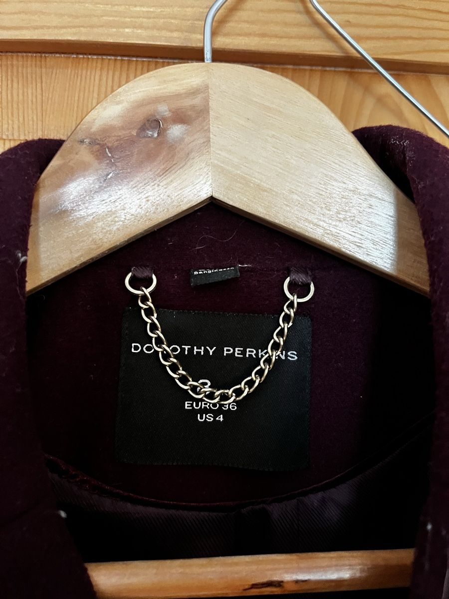 Dorothy Perkins Cappotti: Dorothy Perkins Mantel, Brombeerfarben – Usato da Horgen venduto da adrigas 4